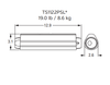 TS1122PSL Pin - Compatible with Komatsu GET Systems