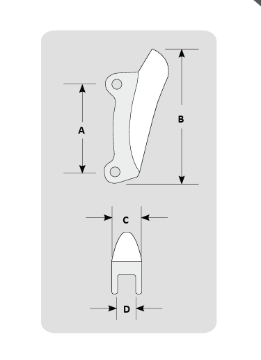 8E1848 75 mm Pin-On Shank Protector D9T D8L Bulldozer R450 2 Pin Sharp Protector