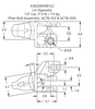 K3025M15R Right-Hand Super Duty Adapter for Mining – M15 Series Base for Giant Excavators
