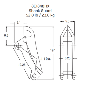 9W8365HX Protector for Caterpillar D10T & D11T Dozers (HX Heavy-Duty)
