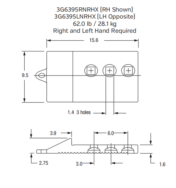 Heavy-Duty Wear-Resistant Bucket Segment 3G6395RNRHX for John Deere L-Series Loaders