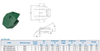 TBC140X420-1A R9400 mining Bucket Center Lip Shroud 