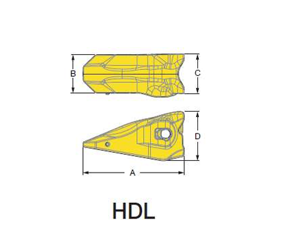P050HDL WA600 Loader mining Bucket Teeth K prime
