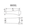  85SV2RHXL Shovel Dipper Heavy Long CL Bucket Teeth Point 