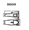  S95CHD mining R9400 EX2600 EX3600 Shovel Bucket teeth ESCO Posilok 95