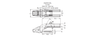 356XS122SL Shroud Adapter with Side Lock | for XS122 Series Bucket Teeth | Fits Giant Excavators