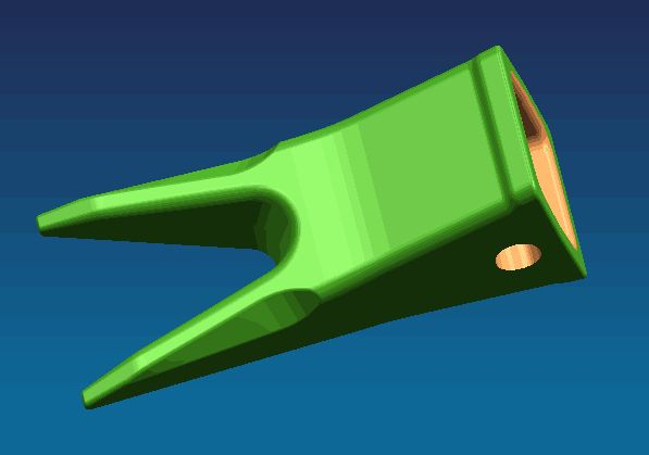 9W8552WTL 138-6558 J550 Tooth-TWIN TIGER LONG 