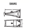  S95RS mining R9400 EX2600 Shovel Bucket teeth ESCO Posilok 95