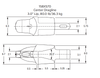 158XS70 Locking Pin for XS70 Bucket Tooth System | Secures Tips to Adapters | Replacement Fastener