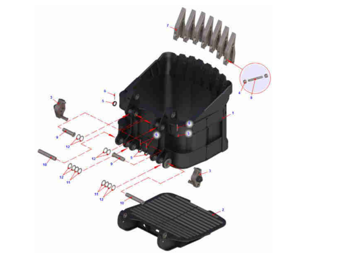 EKG-20 TEETH | Unitooth Bucket Teeth for Hitachi EX60-1 Excavator