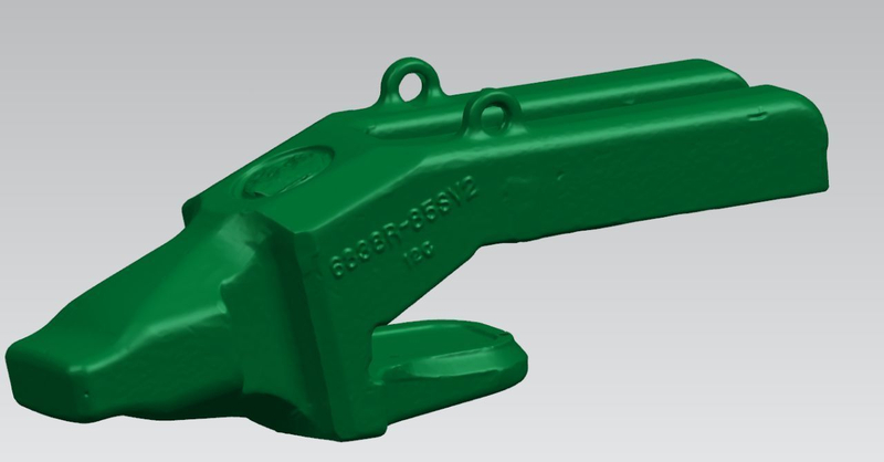 6838R-85SV2 BACKHOE Shovel Dipper Heavy Long CL Bucket Teeth Point adapter 1-1/2 Top Leg Straddle