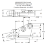 8E5359XS25 Shroud Adapter for XS25 Series Bucket Teeth | Fits Hitachi ZX350-5 Excavator | Heavy-Duty Construction