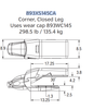 893XS145CA Shroud Adapter for XS145 Series Bucket Teeth | Fits Giant Excavators | Heavy-Duty Mining