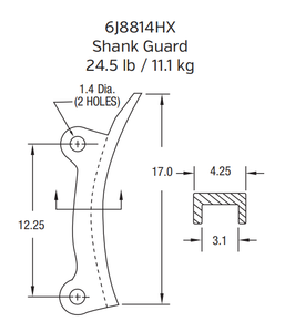 Caterpillar Bucket Adapter / Tooth Holder | 6J-8814-HX | for Large Mining Shovels or Excavators