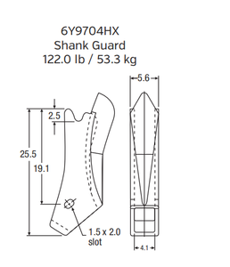 6Y9704HX Protector for Caterpillar D11T Dozer (HX Heavy-Duty)