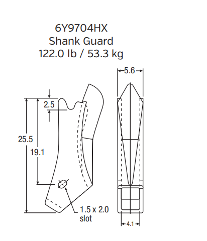 6Y9704HX Protector for Caterpillar D11T Dozer (HX Heavy-Duty)