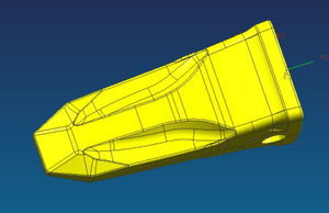 61Q6-31310RC Hyundai R210 R200 Bucket Rock Teeth 