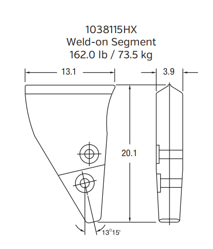 1038115HX Protector for Caterpillar 994K Wheel Loader (HX Heavy-Duty)