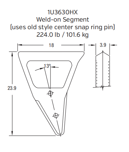 1U3630HX Protector for Liebherr R 9800 Mining Excavator (HX Heavy-Duty)