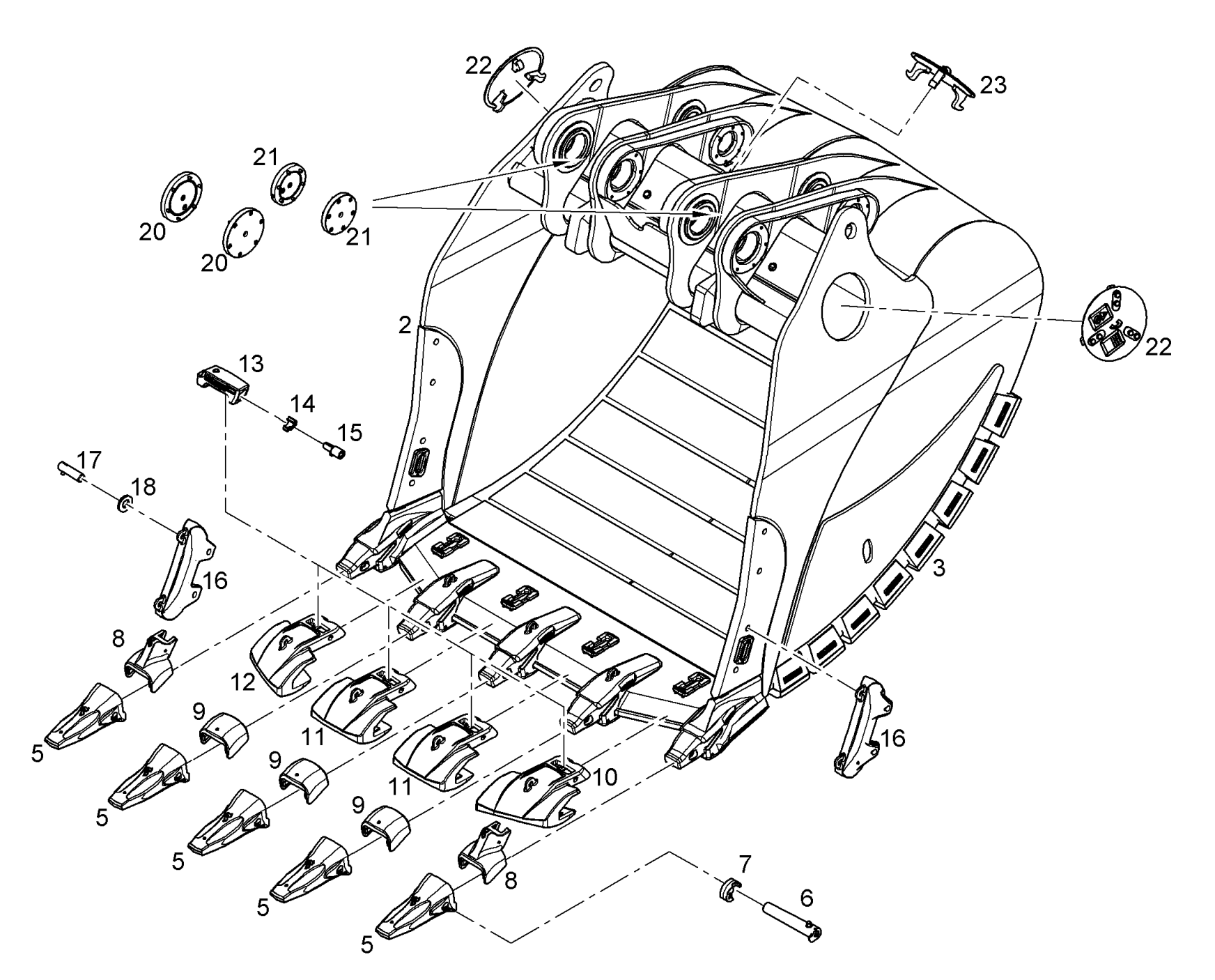  Liebherr R9200 11102212 Z120CL type Z