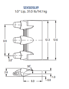 12XS05 Lip Shroud for Excavator Bucket Base Edge | Fits Komatsu PC300-8 | Protects Bucket Lip from Wear