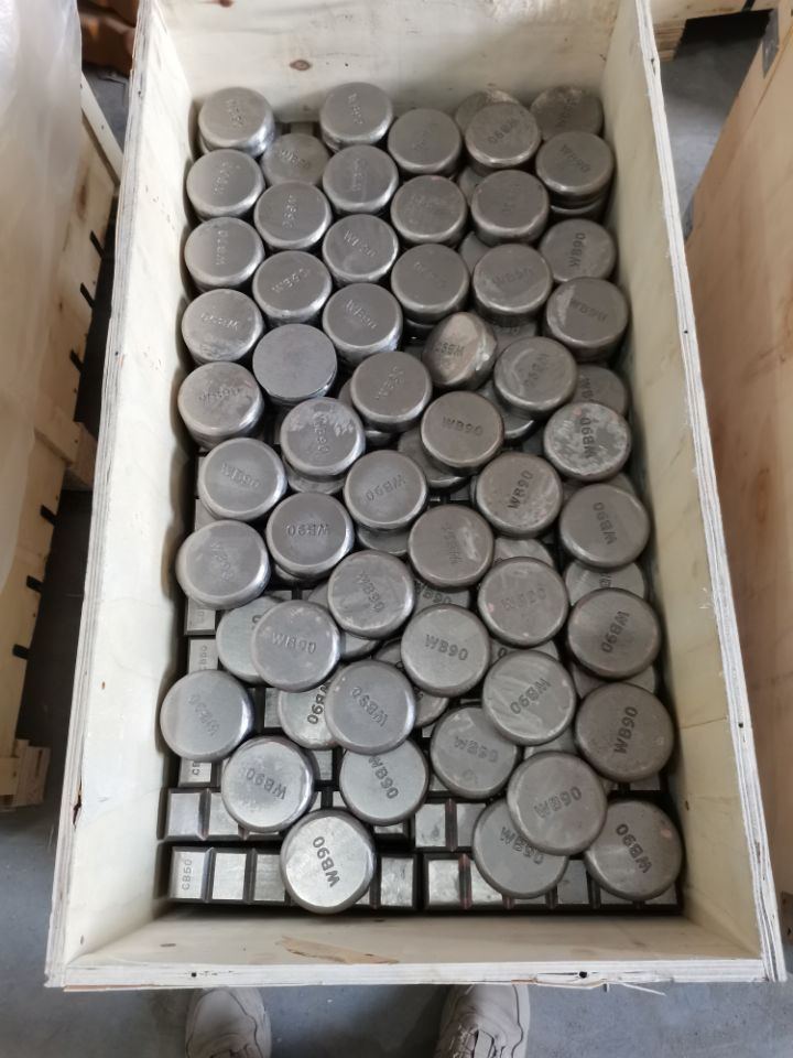 WB90 Bucket Wear Buttons Ø90XØ60X(17+10=27) white iron and mild steel 