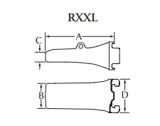 85SV2RXXL Shovel Dipper Long CL Bucket Teeth Point 