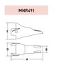 MNR49I – Excavator GET Component / Bucket Tooth – For 49-60 Ton Excavators