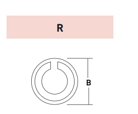 2MC70/80R / R4T4707 – Lock / Retention Component – For Excavator GET System – For 70-90 Ton Excavators
