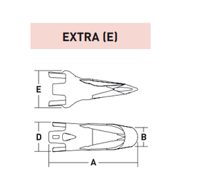 MS76E – Excavator GET Component / Bucket Tooth – For 70-80 Ton Excavators