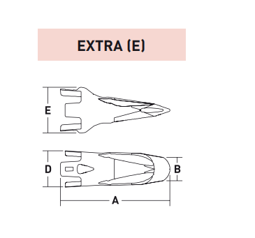 MS76E – Excavator GET Component / Bucket Tooth – For 70-80 Ton Excavators