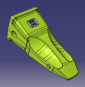  Esco 550CPE 1590559CPE Excavator PENETRATION TIP Abrasive J550 