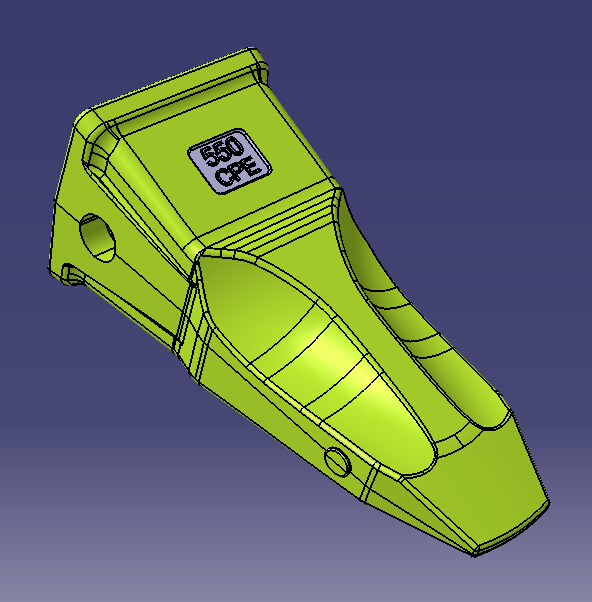  Esco 550CPE 1590559CPE Excavator PENETRATION TIP Abrasive J550 