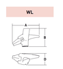 1MS54WL – Excavator GET Component / Bucket Tooth – For 50-60 Ton Excavators