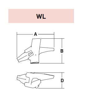 1MS54WL – Excavator GET Component / Bucket Tooth – For 50-60 Ton Excavators