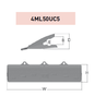 4ML50UC5 – Excavator GET Component / Bucket Tooth – For 50 Ton Excavators (UC5 Type)