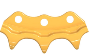544-4537 SEM 816D Sprocket Segment For mining 5444537 