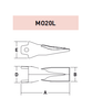 MO20L – Excavator GET Component / Bucket Tooth – For 20-25 Ton Excavators