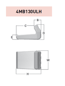 4MB130ULH – Excavator GET Component / Bucket Tooth – For 130 Ton Excavators (ULH Type)