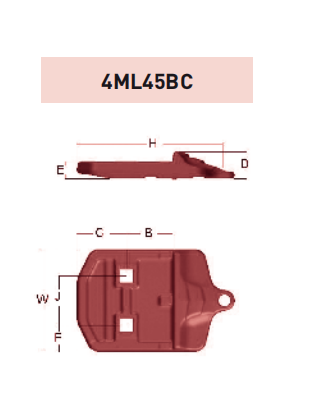 4ML45BC – Excavator GET Component / Bucket Tooth – For 45-60 Ton Excavators