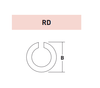 R20RD – Lock / Retention Component – For Excavator GET System – For 20 Ton Excavators