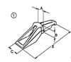3031386 – Tooth – For Excavator GET System