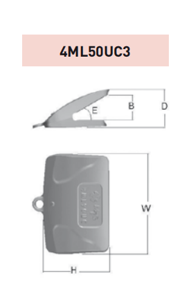 4ML50UC3 – Excavator GET Component / Bucket Tooth – For 50 Ton Excavators (UC3 Type)