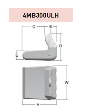4MB300ULH – Excavator GET Component / Bucket Tooth – For 300 Ton Excavators (ULH Type)