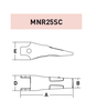 MNR25SC – Excavator GET Component / Bucket Tooth – For 25-35 Ton Excavators