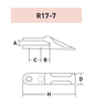 R17-7 – Lock / Retention Component / Pin – For Excavator GET System
