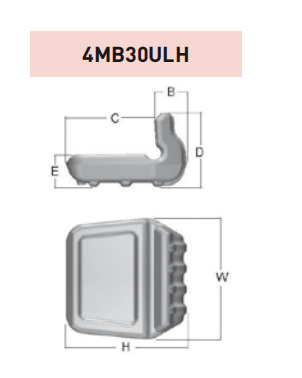4MB30ULH – Excavator GET Component / Bucket Tooth – For 30 Ton Excavators (ULH Type)