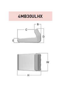 4MB30ULHX – Excavator GET Component / Bucket Tooth – For 30 Ton Excavators (ULHX Type)
