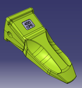  Esco 450CPE 1590459CPE Excavator PENETRATION TIP Abrasive J450 