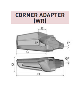 1MG20WR – Excavator GET Component / Bucket Tooth – For 20-35 Ton Excavators